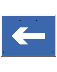 One Way Arrow Only Re-Flex Temporary Traffic Signs (Class RA1) | 600mm x 450mm