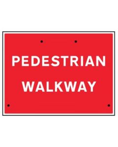 Pedestrian Walkway Re-Flex Temporary Traffic Signs (Class RA1) | 600mm x 450mm