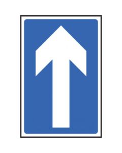 One Way Reflective Traffic Signs | 300mm x 450mm | 3mm Aluminium Composite (Class R2 Permanent)