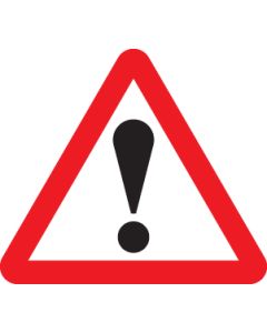 Other Danger Ahead Reflective Traffic Signs | 600mm Triangle | 3mm Aluminium Composite (Class R2 Permanent)