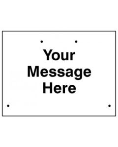 Your Message Here Re-Flex Temporary Traffic Signs (Class RA1) | 600mm x 450mm