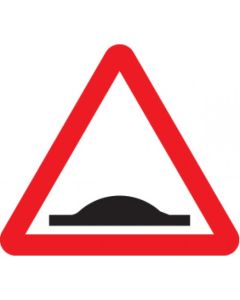 Road Hump Ahead Reflective Traffic Signs | 600mm Triangle | 3mm Aluminium Composite (Class RA1)