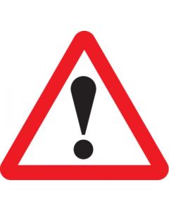 Other Danger Ahead Traffic Sign | 600mm Triangle | Zintec Reflective Plate (Class RA1)