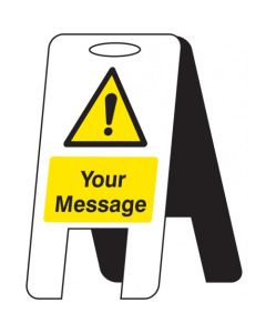 Your Message Here Plastic 'A' Board Free Standing Sign | 300mm x 600mm | Fluted Polypropylene