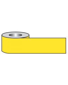 Yellow Barrier Tape | 75mm x 250m (Roll) | Non-Adhesive Polythene