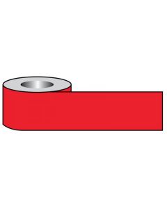 Red Barrier Tape | 75mm x 250m (Roll) | Non-Adhesive Polythene