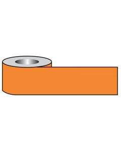 Orange Barrier Tape | 75mm x 250m (Roll) | Non-Adhesive Polythene