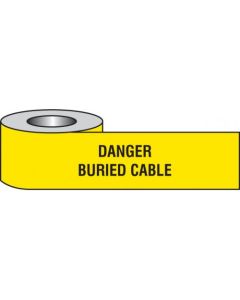 Danger Buried Cable - Underground Warning Tape | 150mm x 365m | Polythene