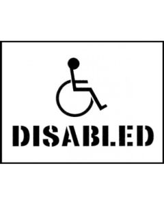 Disabled Stencil | 400mm x 300mm | PVC