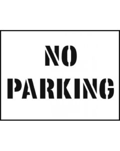 No Parking Stencil | 600mm x 400mm | PVC