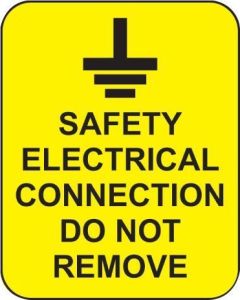 Safety Electrical Connection Do Not Remove Labels