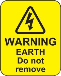 Warning Earth Do Not Remove Labels