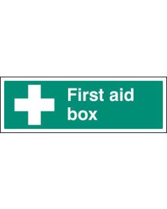 First Aid Box Safety Signs