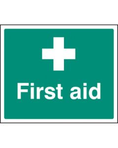 First Aid Safety Sign | 300mm x 250mm | Rigid Plastic