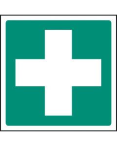 First Aid Symbol Safety Signs | 200mm x 200mm | Rigid Plastic