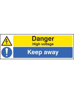 Danger High Voltage - Keep Away Signs