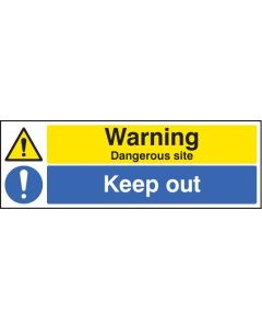 Warning Dangerous Site - Keep Out Signs