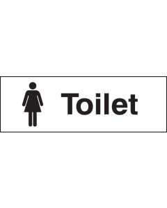 Toilet Signs with Female Symbol