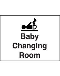 Baby Changing Room Sign | 200mm x 150mm | Rigid Plastic