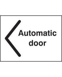 Automatic Door Signs Slide to Left