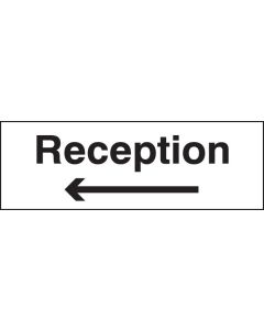 Reception Arrow Left Signs