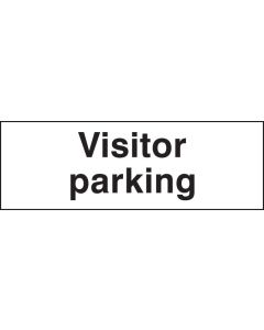 Visitor Parking Signs | 450mm x 150mm | Rigid Plastic