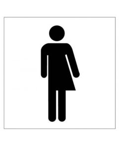 All Gender Toilets Symbol | 150mm x 100mm | Rigid Plastic