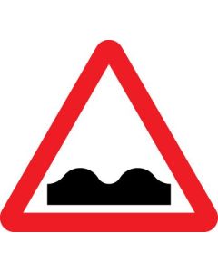 Uneven Road Signs | 400mm x 400mm | Rigid Plastic