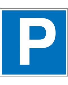 Parking Symbol Sign | 400mm x 400mm | Rigid Plastic