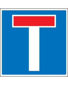 Dead End Traffic Signs | 400mm x 400mm | Rigid Plastic