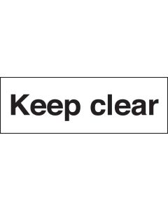 Keep Clear Signs