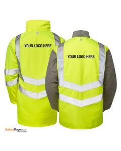 PULSAR® P487 | ADD YOUR LOGO | High Visibility 7-in-1 Interactive Storm Coat & Body Warmer