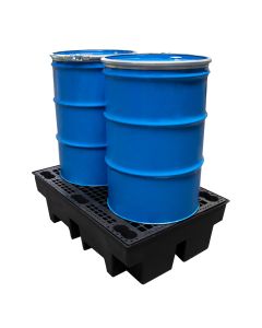 Romold | BP2R | Recycled 2 Drum Spill Containment Pallet