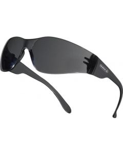 Deltaplus Wrap-Around Safety Glasses with Smoke Effect Polycarbonate Lenses