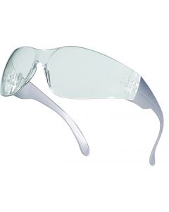 Deltaplus Wrap-Around Safety Glasses with Clear Polycarbonate Lenses