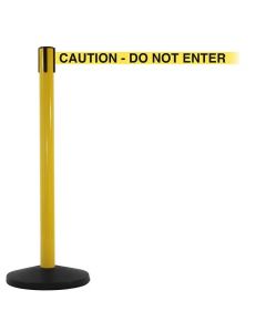 SafetyMaster 3.4m Barrier - Yellow "Caution - Do Not Enter"