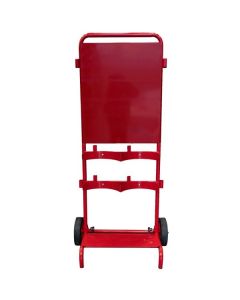 Flat Packed Double Fire Extinguisher Trolley