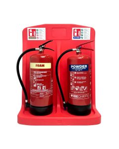 Foam & Dry Powder Fire Extinguishers, Stand & Signs Bundle Deal 5