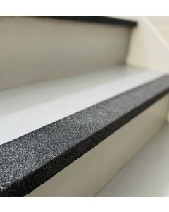 TALONGrip 3mm Thick GRP Anti-Slip Stair Nosing | 30mm x 70mm L Profile | 3m Length Black | Pack of 5