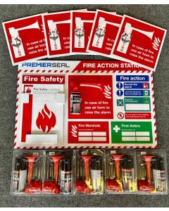 Fire Action Station with Gas Horns Multi-pack