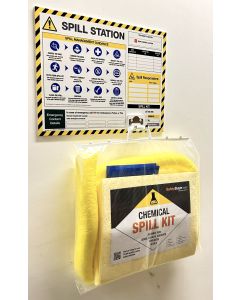 50 Litre Chemical Spill Kits with Locator Sign