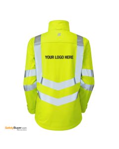 PULSAR® P706 | ADD YOUR LOGO | Ladies High Visibility Soft Shell Jacket - Yellow