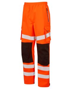 PULSAR® LIFE LFE907 | GRS Rail Spec High Visibility Waterproof Overtrousers - Orange