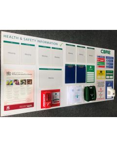 Construction Site Health & Safety Information Boards (the big one with extra bits included)