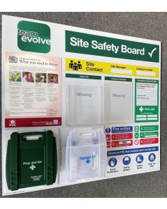 Branded Site Safety Information Boards with First Aid Options