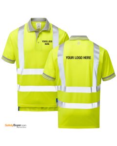 PULSAR® P175 | ADD YOUR LOGO | High Visibility Short Sleeve Polo Shirts