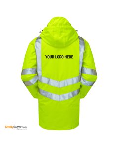 PULSAR® P187 | ADD YOUR LOGO | High Visibility Padded Storm Coat - Yellow