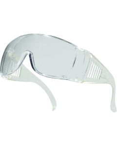 Deltaplus PITON2 Wrap-Around Safety Glasses with Clear Polycarbonate Lenses