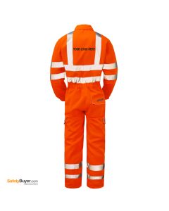 PULSAR® PR339 | ADD YOUR LOGO | Rail Spec High Visibility Combat Coverall - Orange