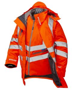 PULSAR® PR497 Rail Spec 7-in-1 Interactive Storm Coat & Body Warmer - Orange